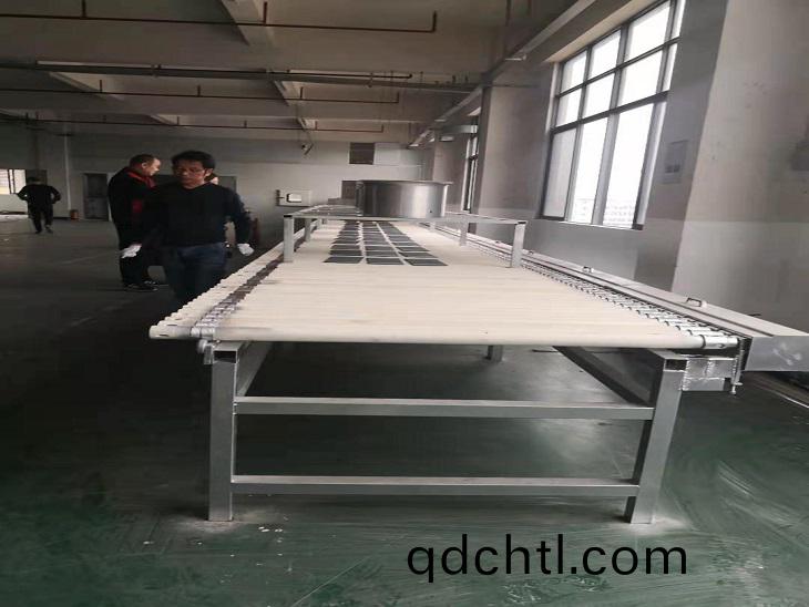 公司第一條自動化生産線投産試運行