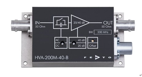HVA係列帶寬電(dian)壓放大(da)器